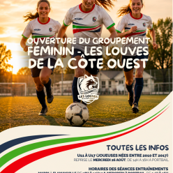 Football Féminin, Les Louves de la Côte Ouest !